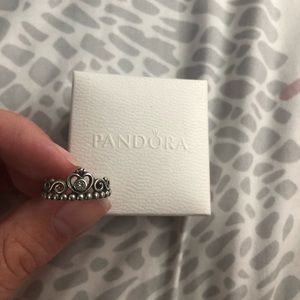 Pandora Silver Princess Ring